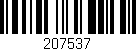 Código de barras (EAN, GTIN, SKU, ISBN): '207537'