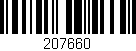 Código de barras (EAN, GTIN, SKU, ISBN): '207660'