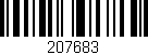 Código de barras (EAN, GTIN, SKU, ISBN): '207683'
