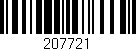 Código de barras (EAN, GTIN, SKU, ISBN): '207721'