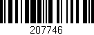 Código de barras (EAN, GTIN, SKU, ISBN): '207746'