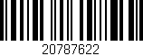 Código de barras (EAN, GTIN, SKU, ISBN): '20787622'