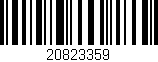 Código de barras (EAN, GTIN, SKU, ISBN): '20823359'