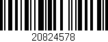 Código de barras (EAN, GTIN, SKU, ISBN): '20824578'