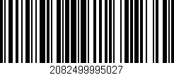 Código de barras (EAN, GTIN, SKU, ISBN): '2082499995027'