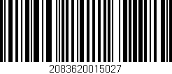 Código de barras (EAN, GTIN, SKU, ISBN): '2083620015027'