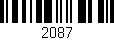 Código de barras (EAN, GTIN, SKU, ISBN): '2087'