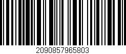 Código de barras (EAN, GTIN, SKU, ISBN): '2090857965803'