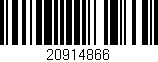 Código de barras (EAN, GTIN, SKU, ISBN): '20914866'