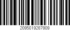 Código de barras (EAN, GTIN, SKU, ISBN): '2095019287809'