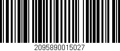 Código de barras (EAN, GTIN, SKU, ISBN): '2095890015027'