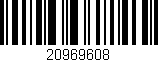 Código de barras (EAN, GTIN, SKU, ISBN): '20969608'