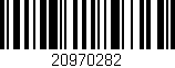 Código de barras (EAN, GTIN, SKU, ISBN): '20970282'