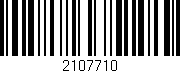 Código de barras (EAN, GTIN, SKU, ISBN): '2107710'