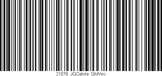 Código de barras (EAN, GTIN, SKU, ISBN): '21079_JGCalota_GMVec'
