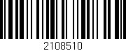 Código de barras (EAN, GTIN, SKU, ISBN): '2108510'