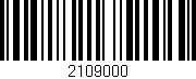 Código de barras (EAN, GTIN, SKU, ISBN): '2109000'