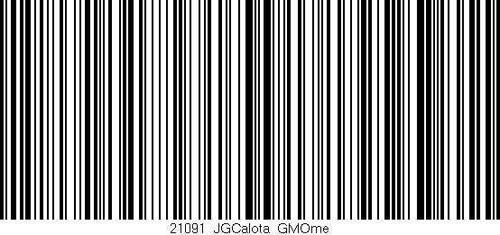 Código de barras (EAN, GTIN, SKU, ISBN): '21091_JGCalota_GMOme'