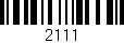 Código de barras (EAN, GTIN, SKU, ISBN): '2111'