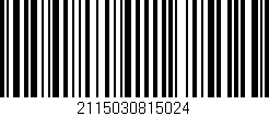 Código de barras (EAN, GTIN, SKU, ISBN): '2115030815024'