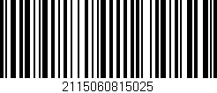 Código de barras (EAN, GTIN, SKU, ISBN): '2115060815025'