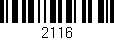 Código de barras (EAN, GTIN, SKU, ISBN): '2116'