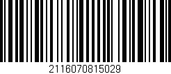 Código de barras (EAN, GTIN, SKU, ISBN): '2116070815029'