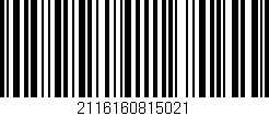 Código de barras (EAN, GTIN, SKU, ISBN): '2116160815021'