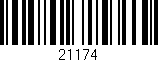 Código de barras (EAN, GTIN, SKU, ISBN): '21174'