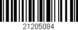 Código de barras (EAN, GTIN, SKU, ISBN): '21205084'