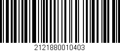 Código de barras (EAN, GTIN, SKU, ISBN): '2121880010403'