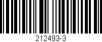 Código de barras (EAN, GTIN, SKU, ISBN): '212493-3'