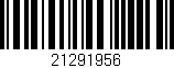 Código de barras (EAN, GTIN, SKU, ISBN): '21291956'