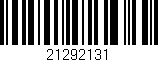 Código de barras (EAN, GTIN, SKU, ISBN): '21292131'