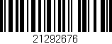 Código de barras (EAN, GTIN, SKU, ISBN): '21292676'