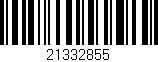 Código de barras (EAN, GTIN, SKU, ISBN): '21332855'