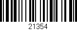 Código de barras (EAN, GTIN, SKU, ISBN): '21354'