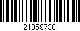 Código de barras (EAN, GTIN, SKU, ISBN): '21359738'