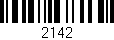 Código de barras (EAN, GTIN, SKU, ISBN): '2142'