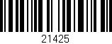 Código de barras (EAN, GTIN, SKU, ISBN): '21425'