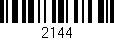 Código de barras (EAN, GTIN, SKU, ISBN): '2144'