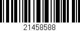 Código de barras (EAN, GTIN, SKU, ISBN): '21458588'
