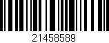 Código de barras (EAN, GTIN, SKU, ISBN): '21458589'