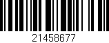 Código de barras (EAN, GTIN, SKU, ISBN): '21458677'