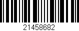 Código de barras (EAN, GTIN, SKU, ISBN): '21458682'