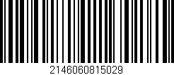 Código de barras (EAN, GTIN, SKU, ISBN): '2146060815029'