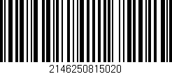 Código de barras (EAN, GTIN, SKU, ISBN): '2146250815020'
