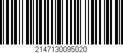 Código de barras (EAN, GTIN, SKU, ISBN): '2147130095020'