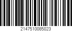 Código de barras (EAN, GTIN, SKU, ISBN): '2147510085023'