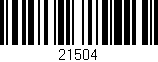 Código de barras (EAN, GTIN, SKU, ISBN): '21504'